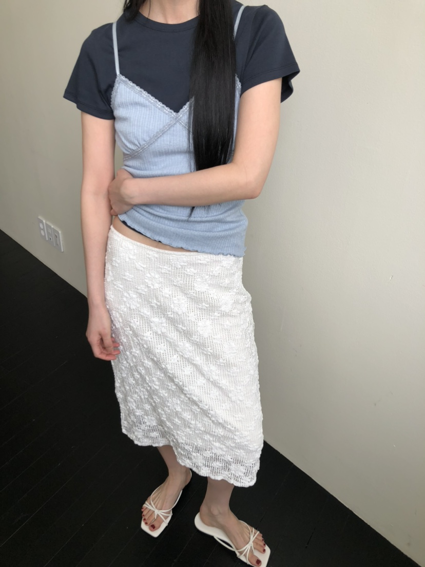 OURS韓國直郵實拍女士新品26夏季人氣熱賣時尚半身裙中短裙OURS半身裙/中短裙