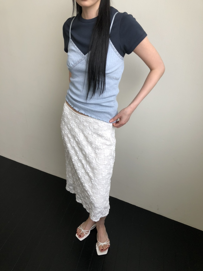 OURS韓國直郵實拍女士新品26夏季人氣熱賣時尚半身裙中短裙OURS半身裙/中短裙