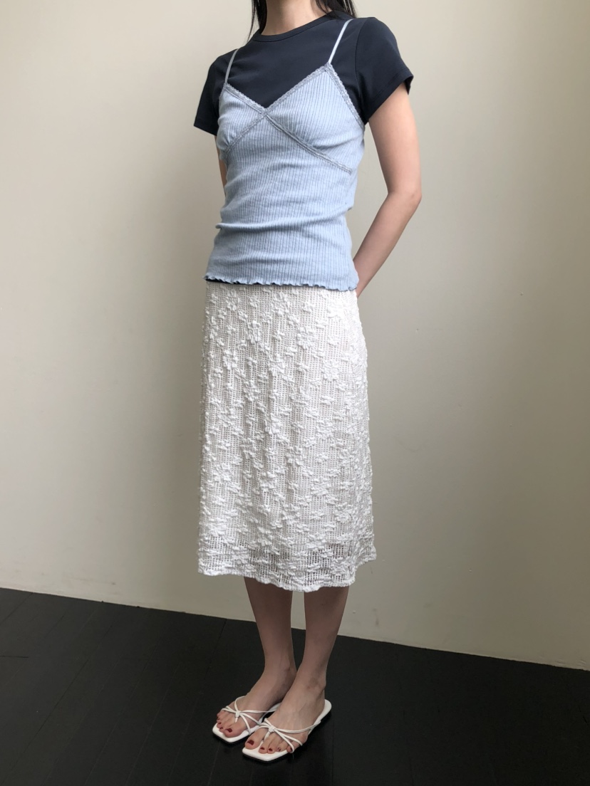 OURS韓國直郵實拍女士新品26夏季人氣熱賣時尚半身裙中短裙OURS半身裙/中短裙