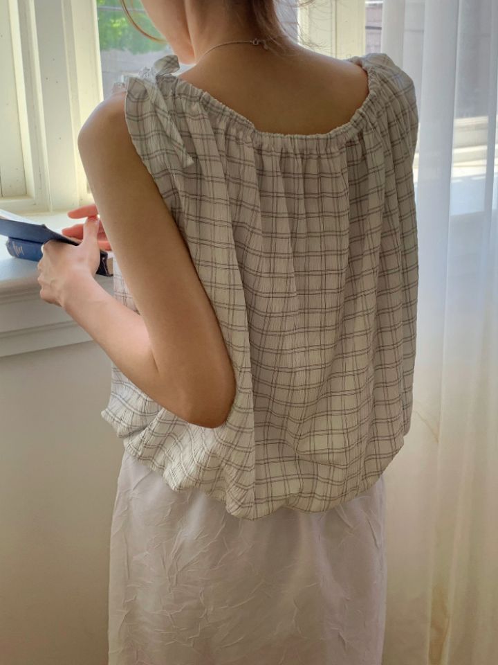 KOMOREBI韓國東大門直郵女士新款時尚推薦熱賣吊帶背心無袖KOMOREBI吊帶/背心