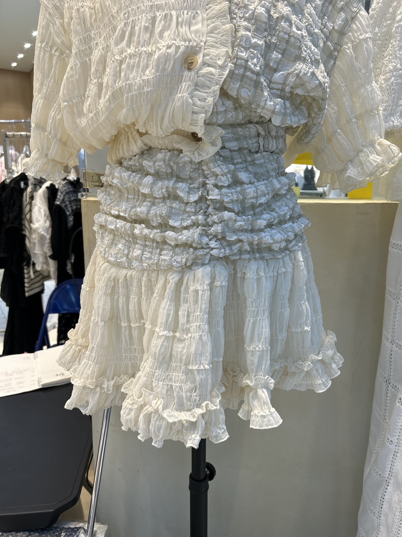 ECHOPARTY韓國直郵女裝新品熱賣26夏季休閑時尚推薦人氣短裙ECHOPARTY短裙圖色2