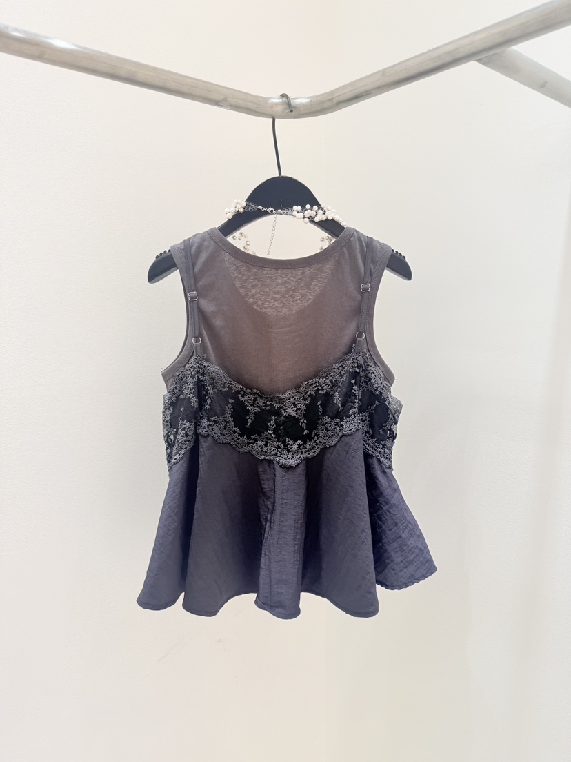CORAL韓國東大門直郵女裝新品休閑人氣熱賣26夏季吊帶背心CORAL吊帶/背心