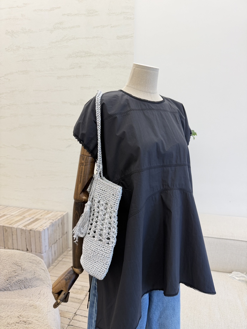 LAUNDRY東大門實拍韓國女士新品休閑26夏季襯衫蕾絲衫緞帶LAUNDRY襯衫/蕾絲衫