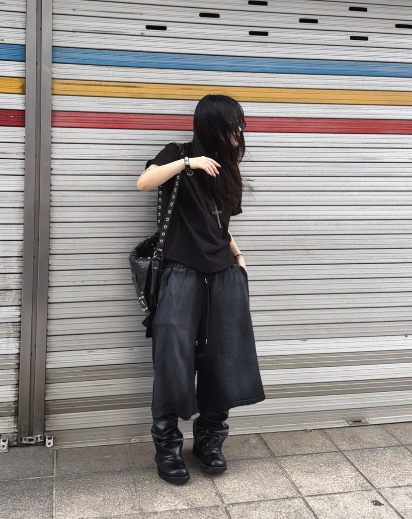 SEEOT韓國直郵女裝新款休閑推薦時尚26夏季短褲男女同款涂層SEEOT短褲