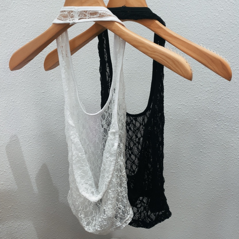 DARLUZ_MI韓國直郵女士新款熱賣人氣休閑吊帶背心透視無袖DARLUZ_MI吊帶/背心