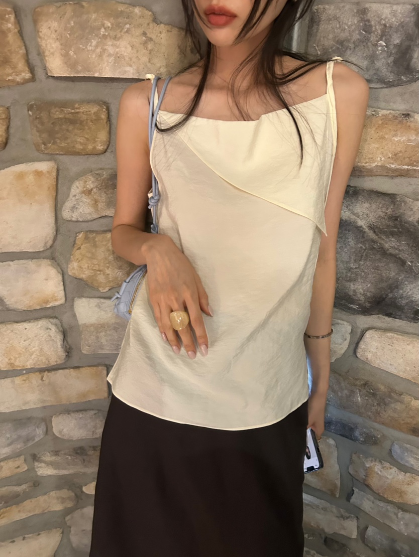 ME MO韓國東大門直郵女裝新款人氣推薦熱賣吊帶背心露肩ME MO吊帶/背心圖色1