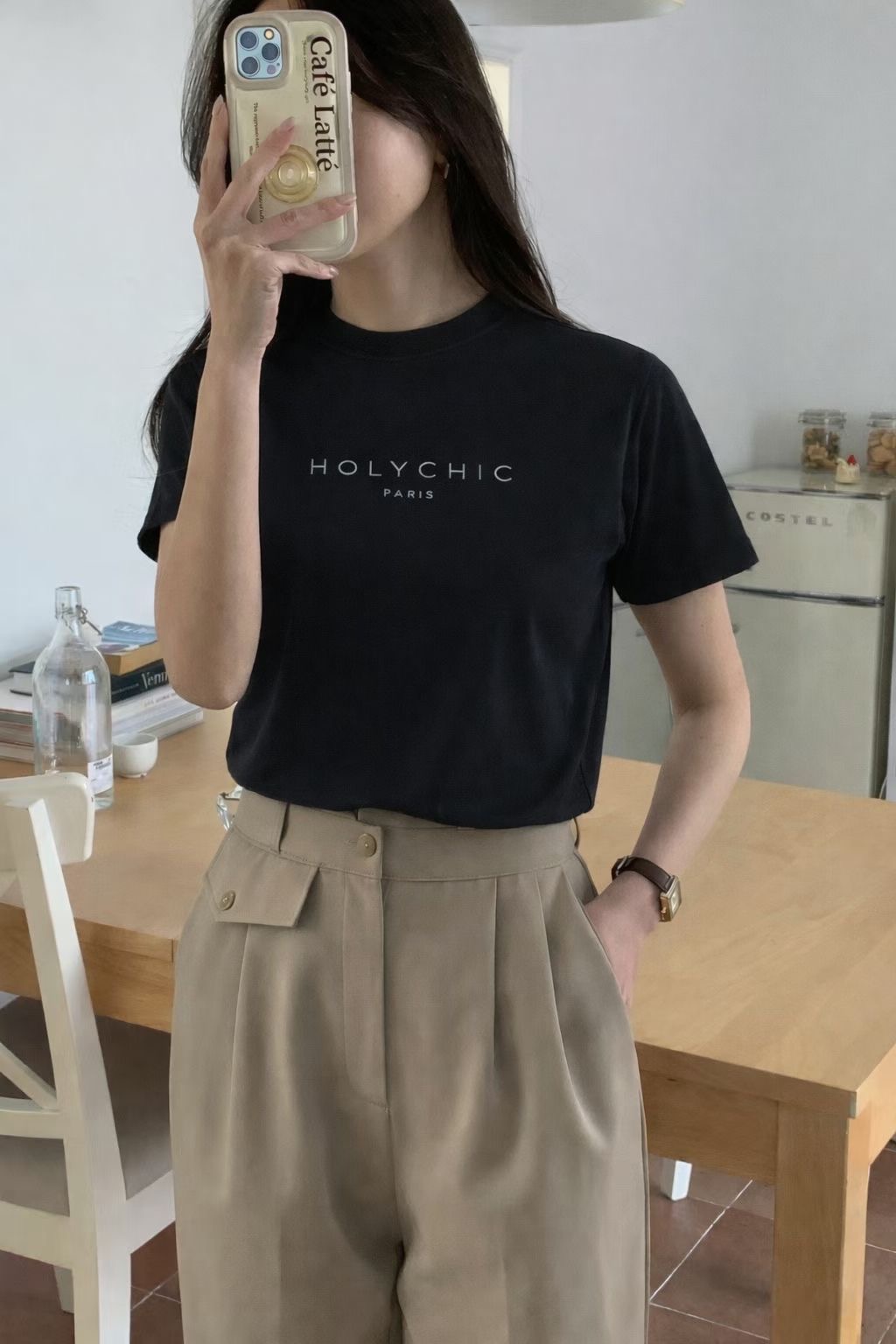 DOT BASIC韓國東大門代購女裝新款推薦26夏季熱賣休閑T恤DOT BASICT恤圖色3