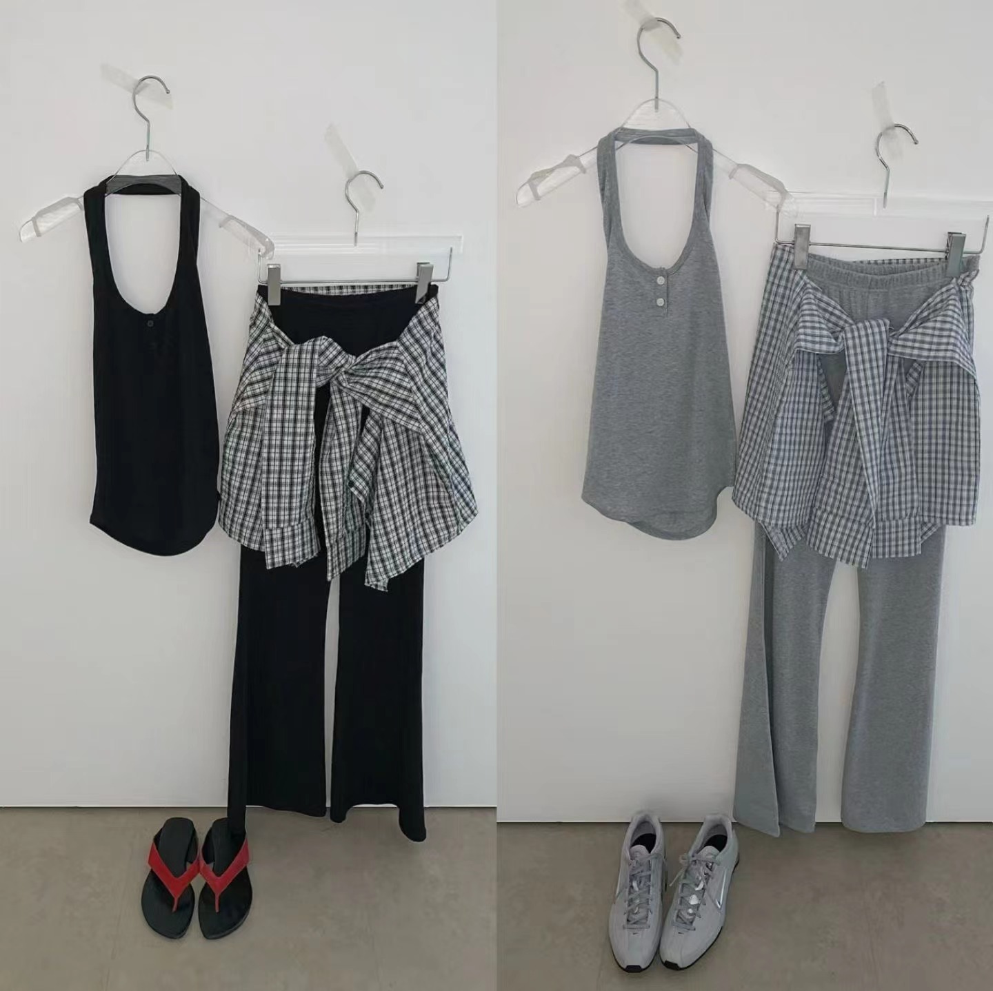 BLACK LINE韓國直郵女士新品時尚休閑熱賣26夏季套裝三件套BLACK LINE套裝