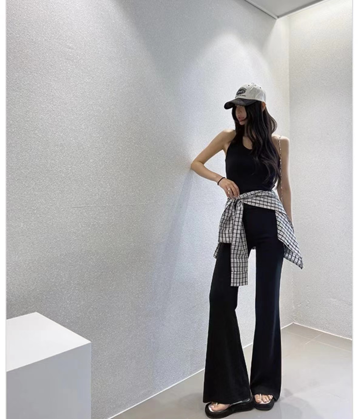 BLACK LINE韓國直郵女士新品時尚休閑熱賣26夏季套裝三件套BLACK LINE套裝