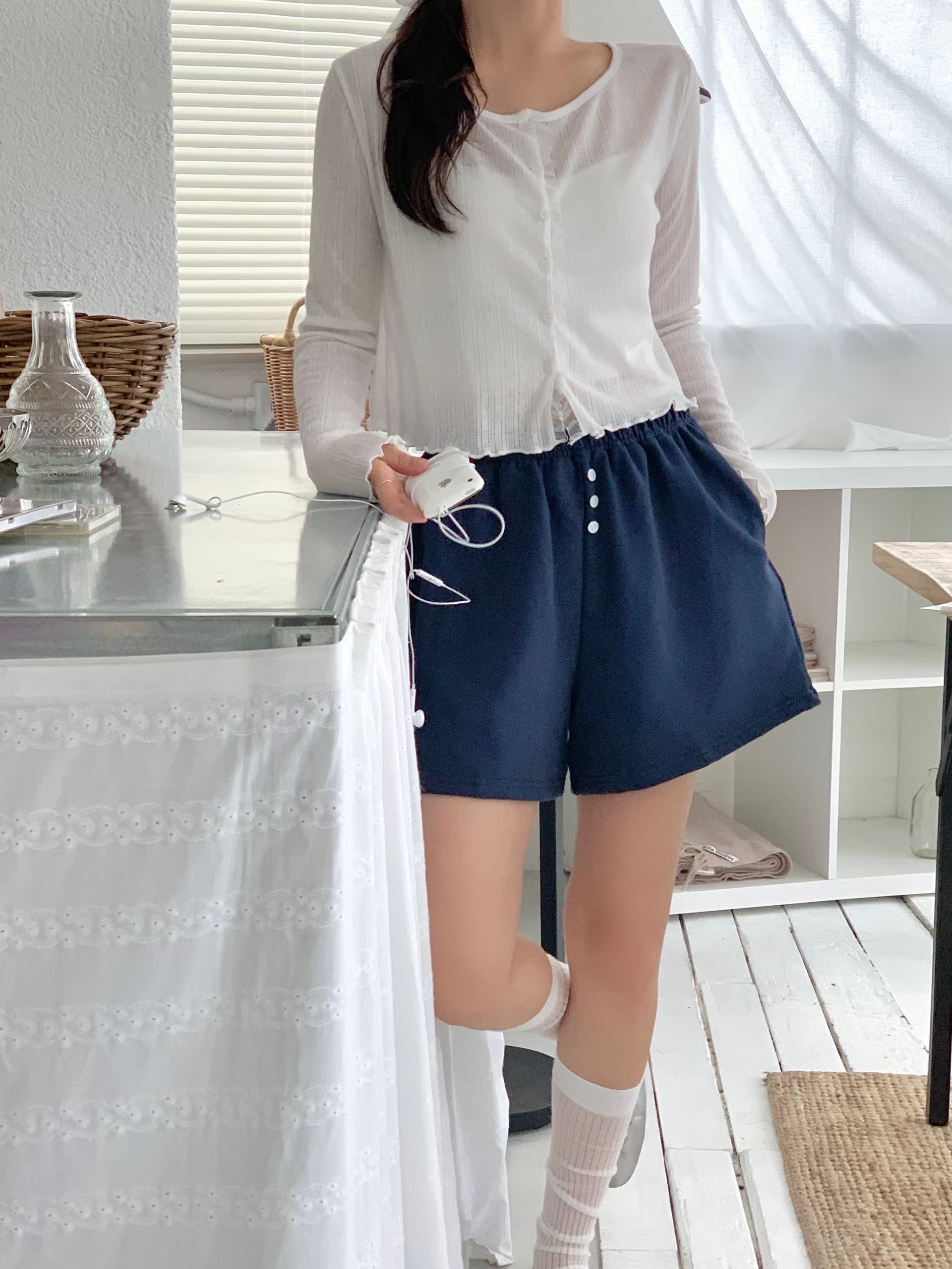 FIRST MOON韓國直郵實拍女裝新品休閑推薦時尚26夏季短褲FIRST MOON短褲