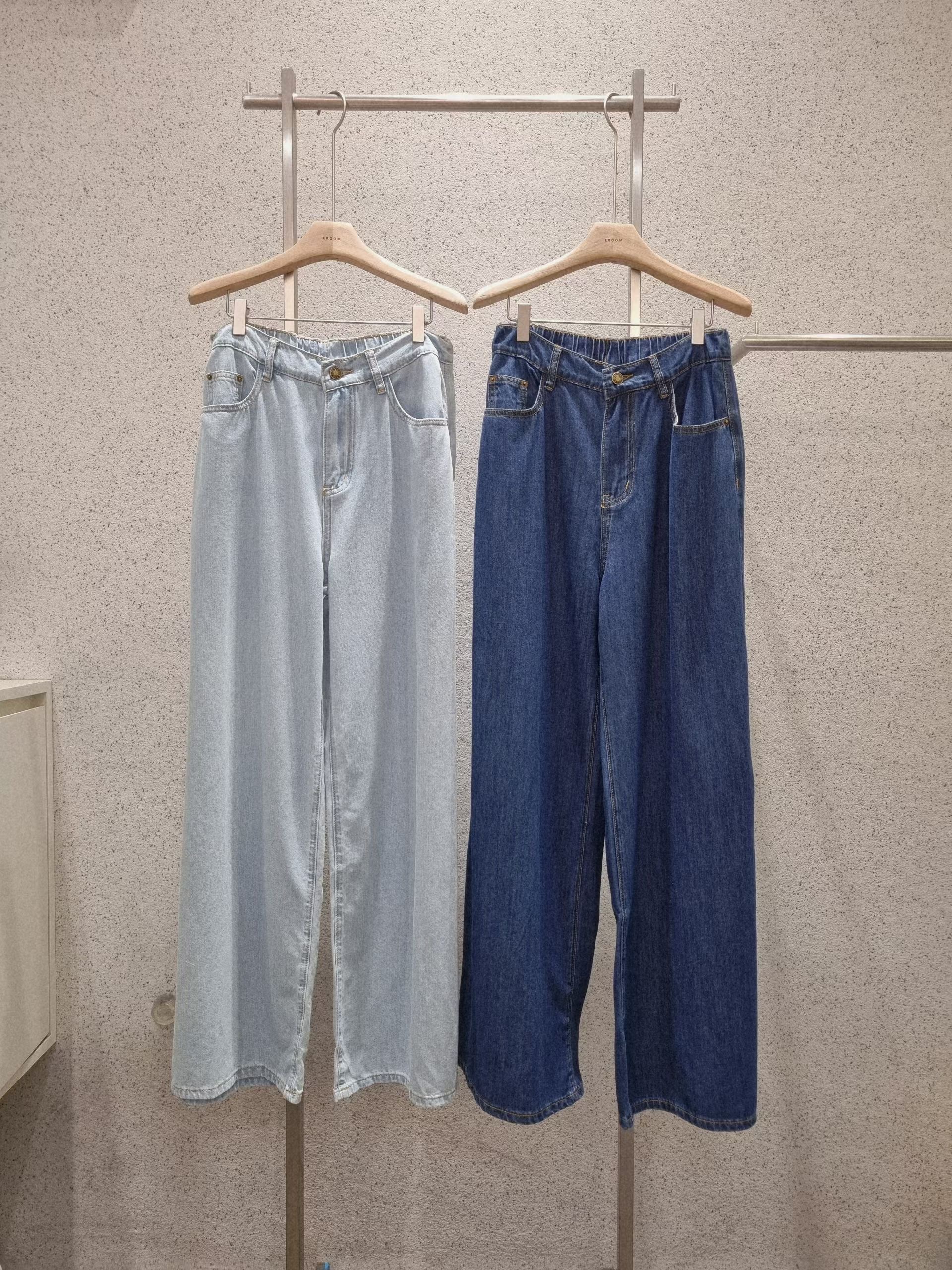 EROOM韓國直郵實拍女裝新款時尚26夏季休閑人氣推薦牛仔褲EROOM牛仔褲