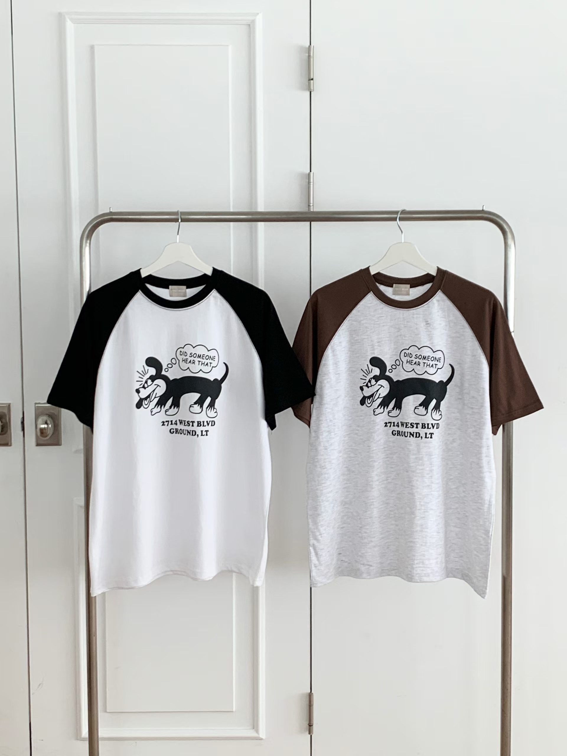 FIRST MOON韓國直郵實拍女士新品26夏季推薦休閑T恤插肩FIRST MOONT恤