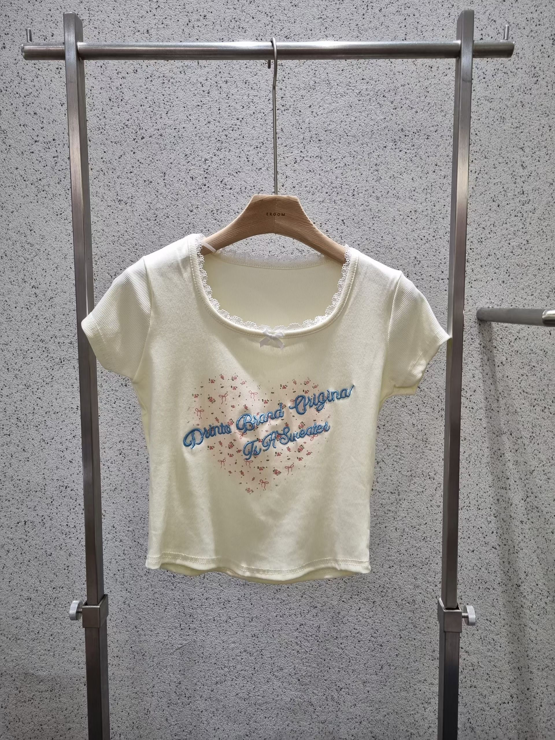 EROOM韓國代購女士新款推薦26夏季時尚熱賣人氣休閑T恤EROOMT恤圖色3