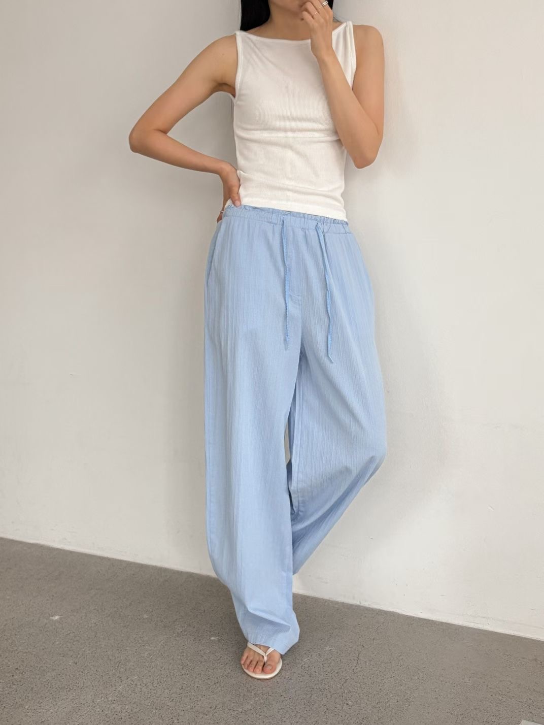 SISO東大門實拍韓國女裝新品時尚26夏季推薦人氣熱賣休閑褲SISO休閑褲