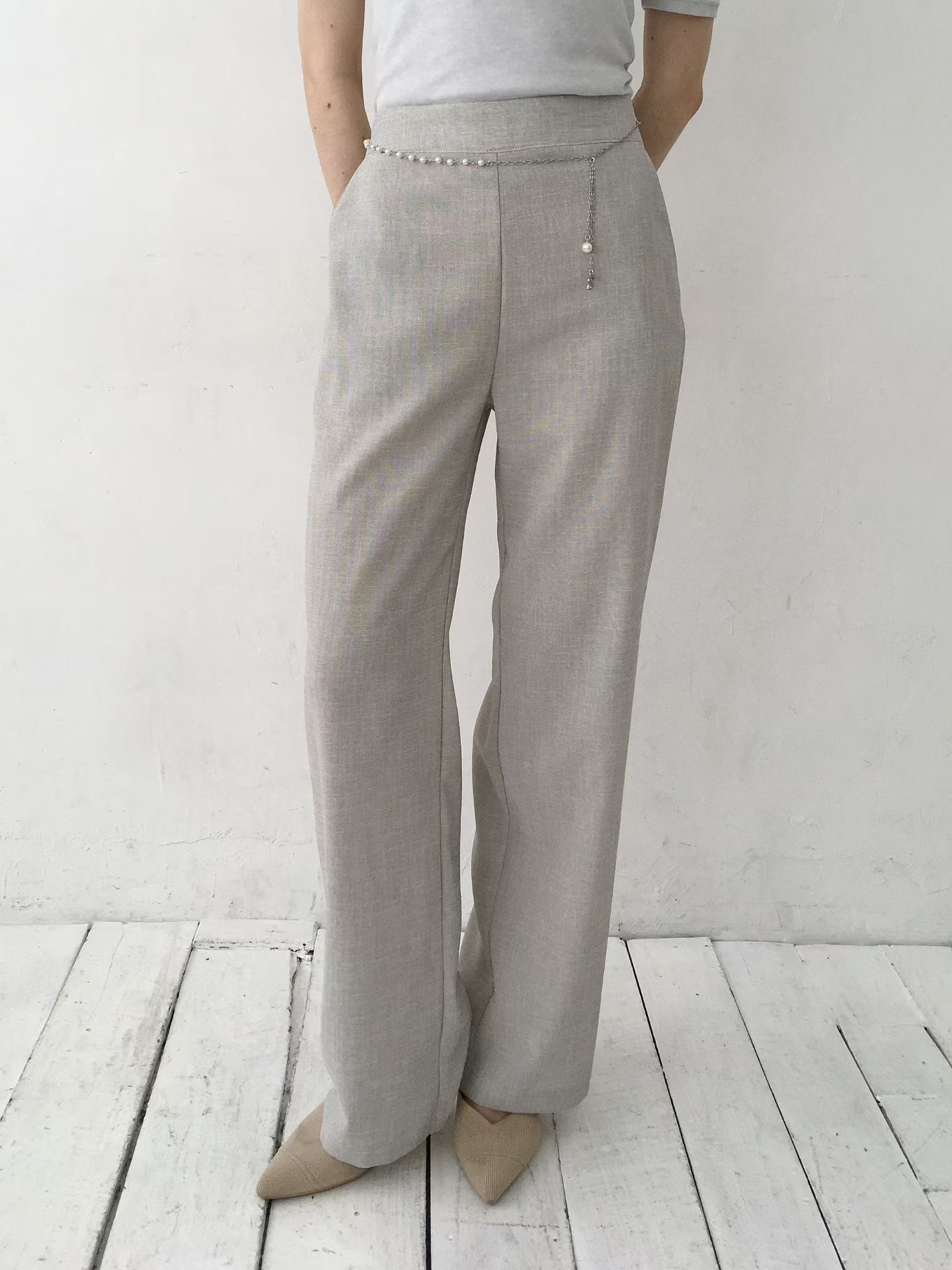 SOOMANCHAE-수만채-T韓國直郵女士新品26夏季人氣休閑褲SOOMANCHAE休閑褲