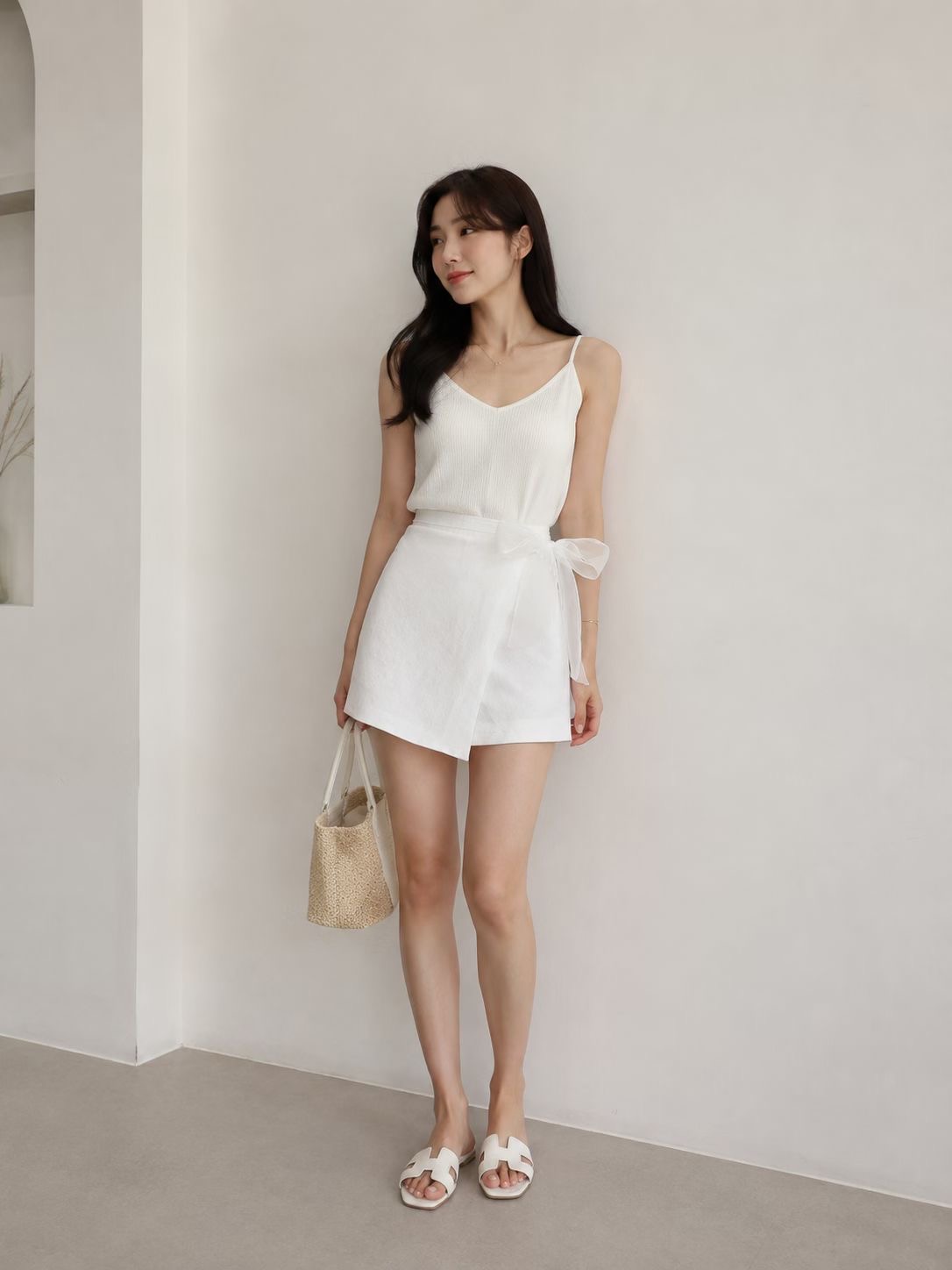 SOOMANCHAE-수만채-T韓國直郵實拍女裝新品26夏季裙褲裹身裙歐根紗SOOMANCHAE裙褲