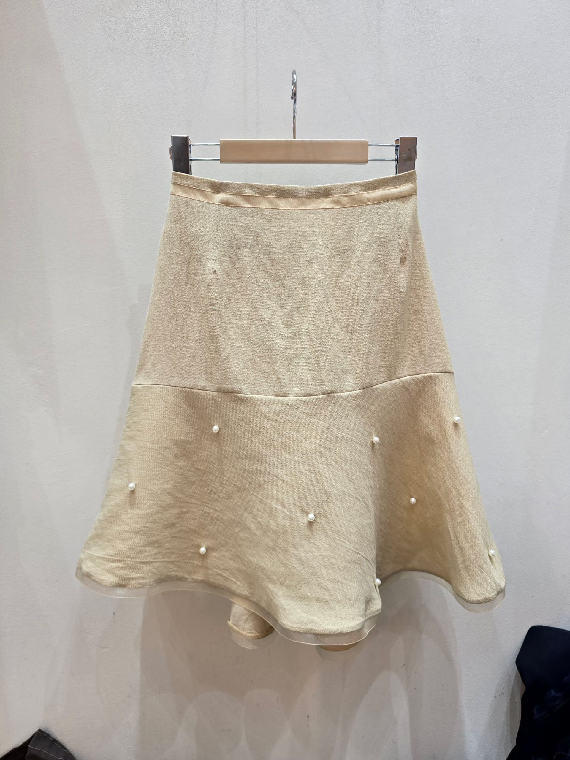 SOOMANCHAE-수만채-T東大門實拍韓國女裝新品熱賣半身裙中短裙珍珠SOOMANCHAE半身裙/中短裙圖色2