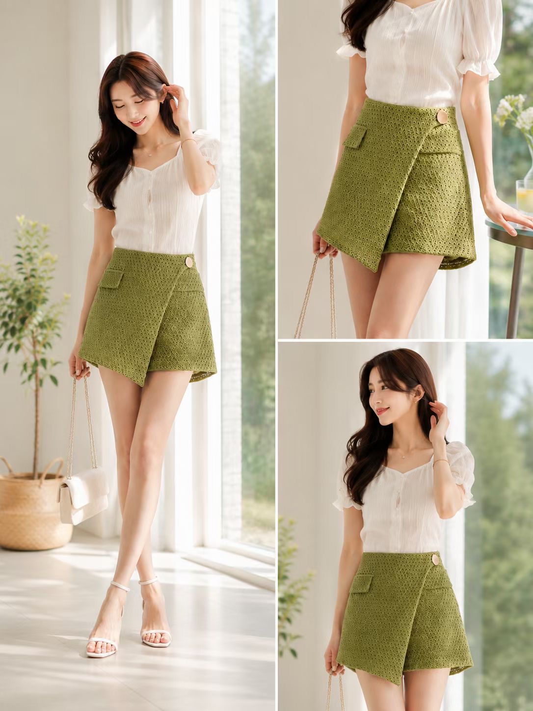 SOOMANCHAE-수만채-T韓國東大門代購女裝新品26夏季裙褲SOOMANCHAE裙褲