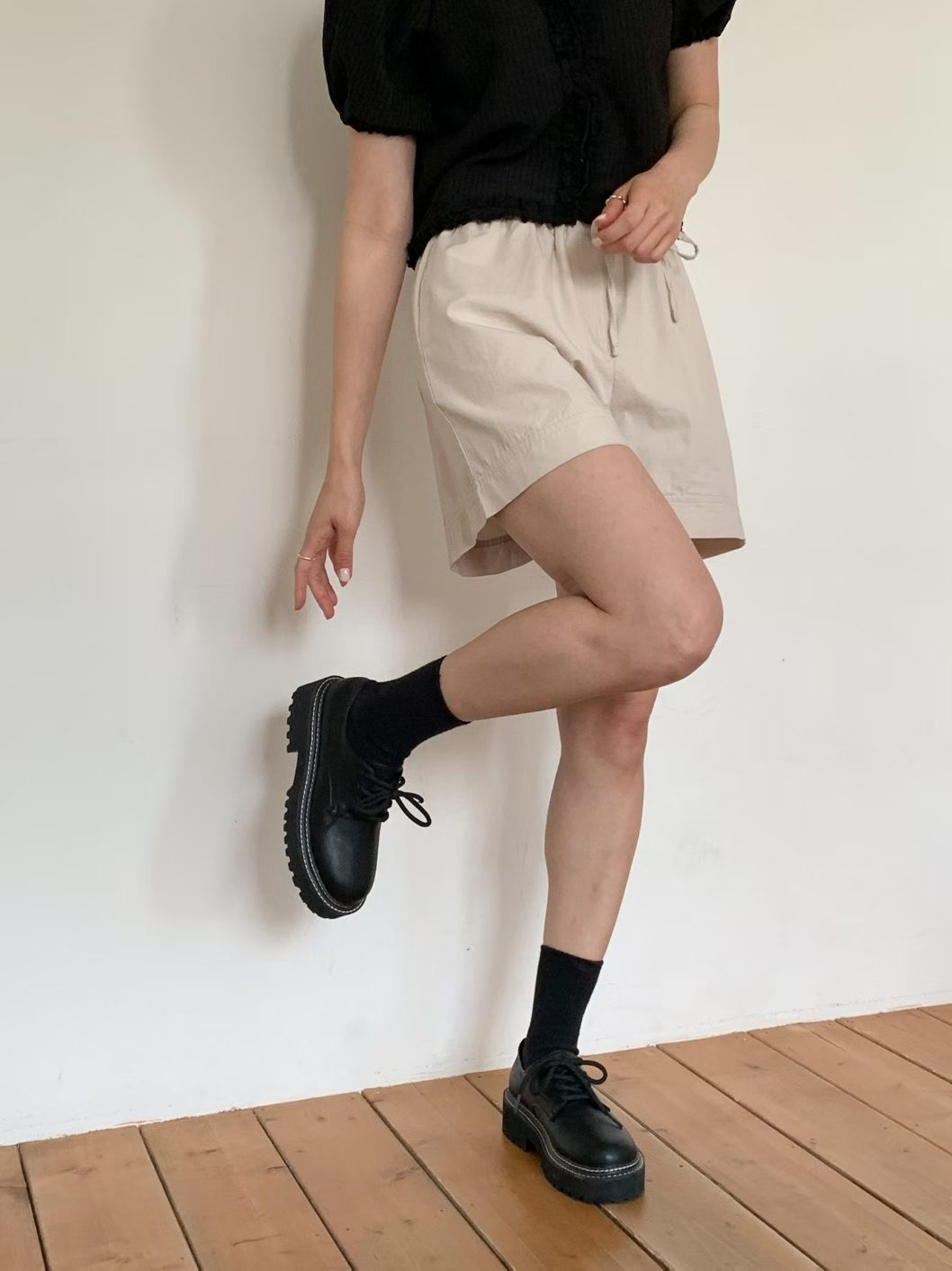 SISO韓國直郵實拍女裝新款時尚熱賣人氣26夏季休閑推薦短褲SISO短褲