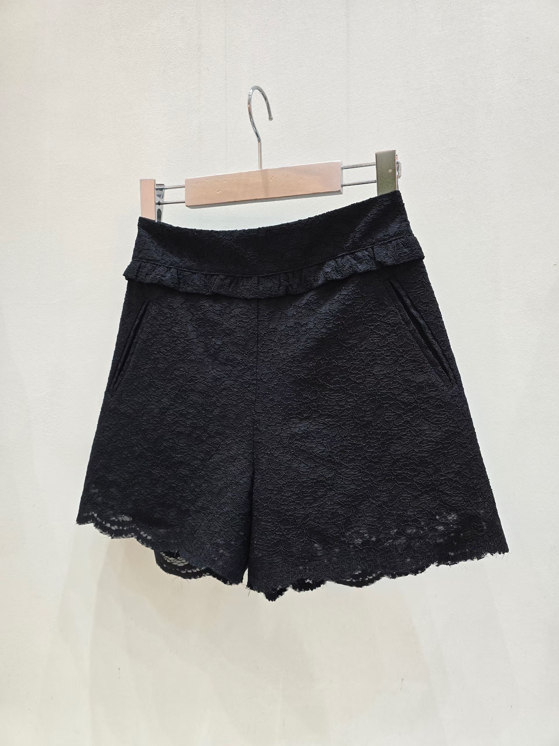 SOOMANCHAE-수만채-T韓國東大門直郵女士新品時尚短褲蕾絲SOOMANCHAE短褲