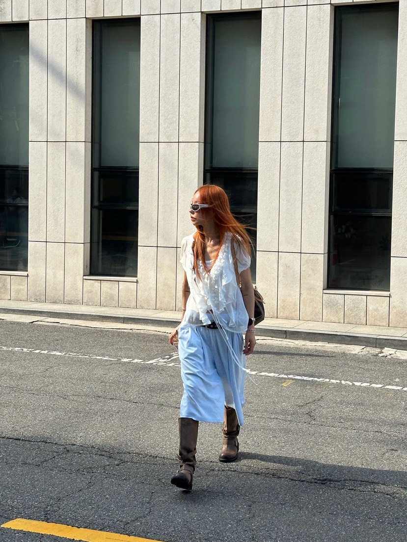 ZEROZERO東大門實拍韓國女士新品時尚人氣休閑襯衫蕾絲衫V領ZEROZERO襯衫/蕾絲衫