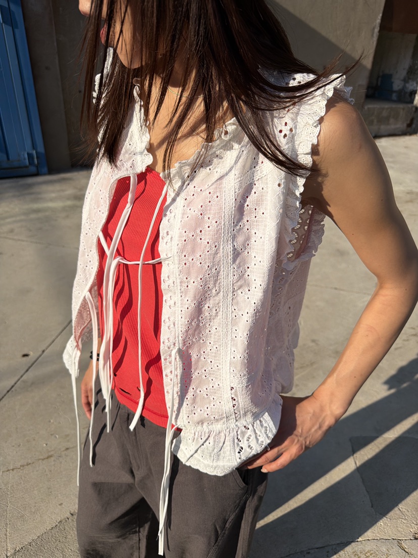 FRANC—L韓國東大門代購女士新款休閑熱賣26夏季馬甲不含內搭FRANC馬甲圖色1