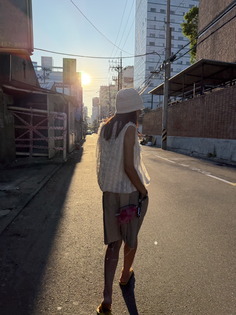 FRANC—L韓國直郵女裝新品熱賣推薦休閑26夏季馬甲荷葉邊無袖FRANC馬甲