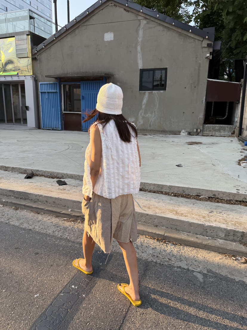 FRANC—L韓國直郵女裝新品熱賣推薦休閑26夏季馬甲荷葉邊無袖FRANC馬甲