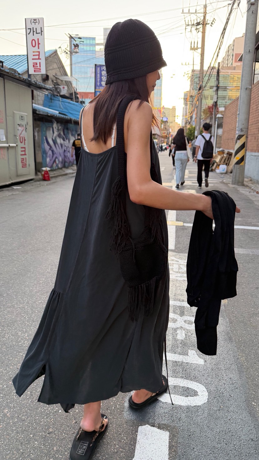 FRANC—L東大門實拍韓國女裝新款時尚26夏季連衣裙OPS褶皺FRANC連衣裙
