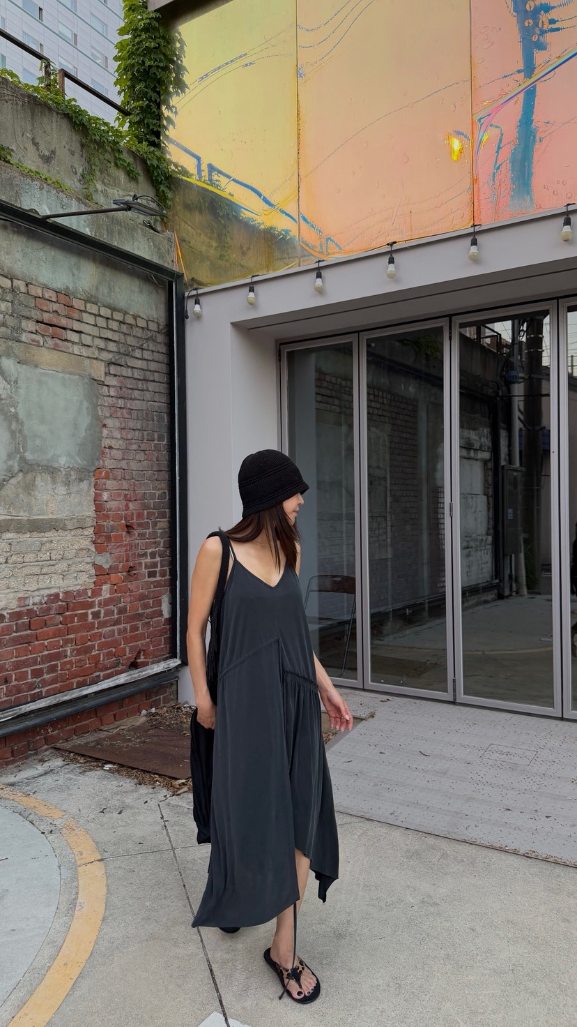 FRANC—L東大門實拍韓國女裝新款時尚26夏季連衣裙OPS褶皺FRANC連衣裙