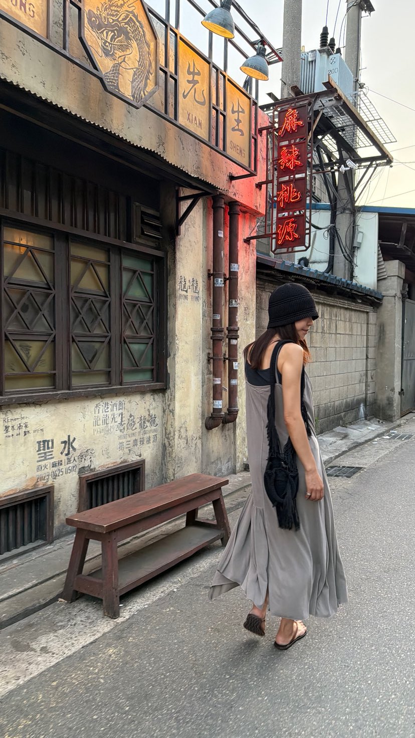 FRANC—L東大門實拍韓國女裝新款時尚26夏季連衣裙OPS褶皺FRANC連衣裙