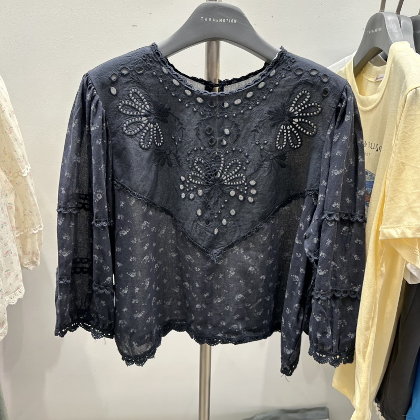 TARABY MOTION韓國東大門代購女士新品熱賣推薦襯衫蕾絲衫TARABY MOTION襯衫/蕾絲衫圖色2