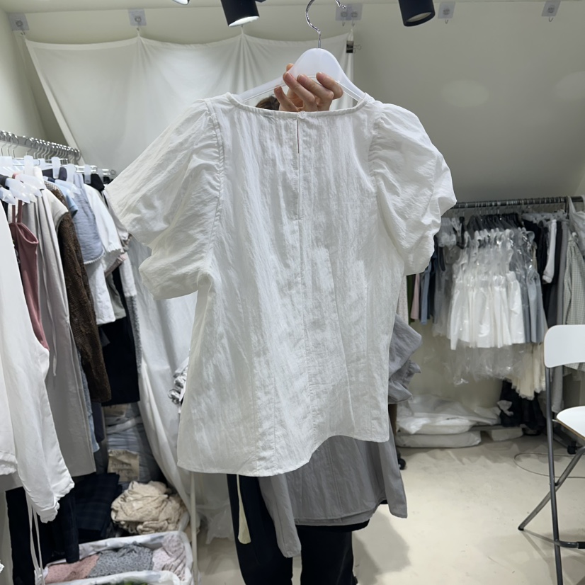 OWNS韓國直郵女士新款推薦休閑熱賣人氣26夏季襯衫蕾絲衫OWNS HAUS襯衫/蕾絲衫