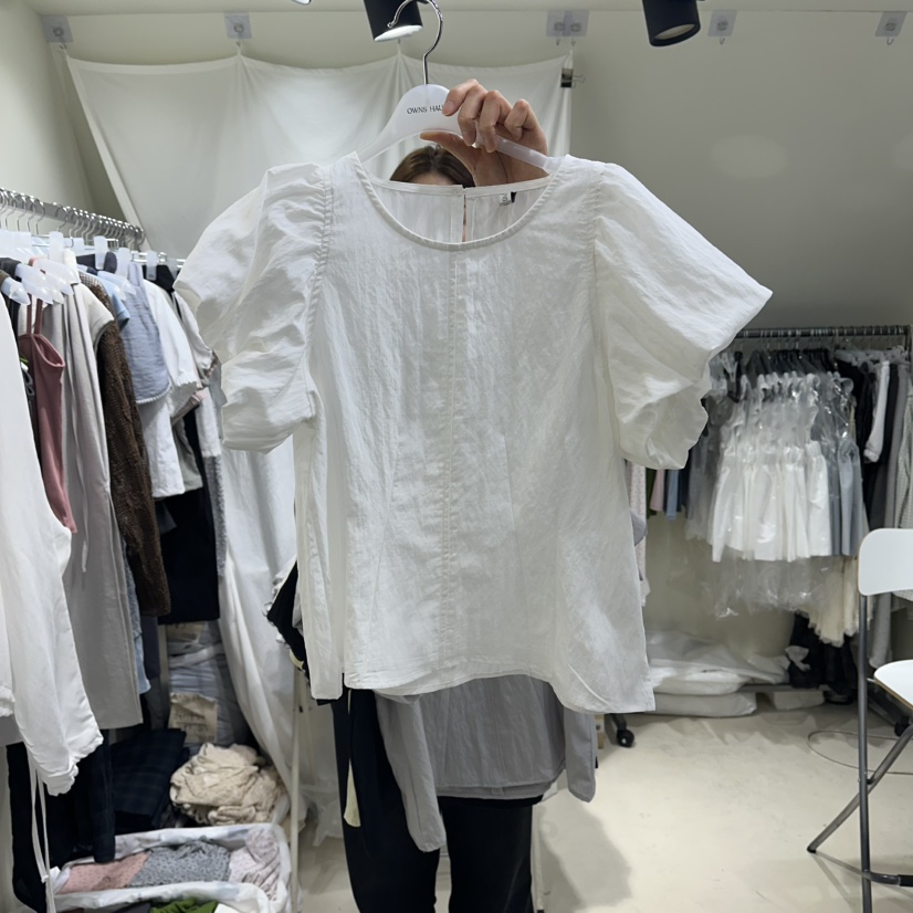 OWNS韓國直郵女士新款推薦休閑熱賣人氣26夏季襯衫蕾絲衫OWNS HAUS襯衫/蕾絲衫圖色1