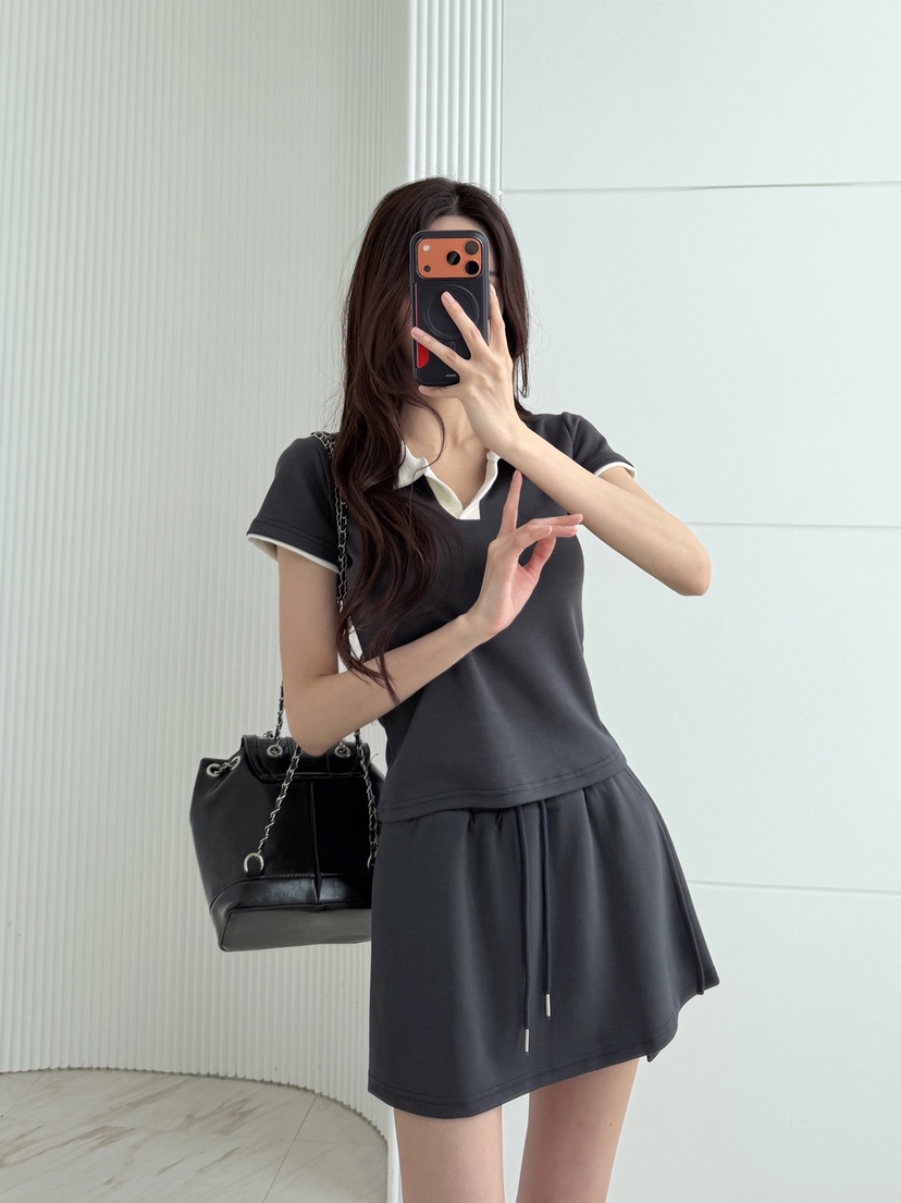 CLOTH韓國東大門直郵女士新款人氣休閑推薦熱賣套裝裹身裙CLOTH套裝