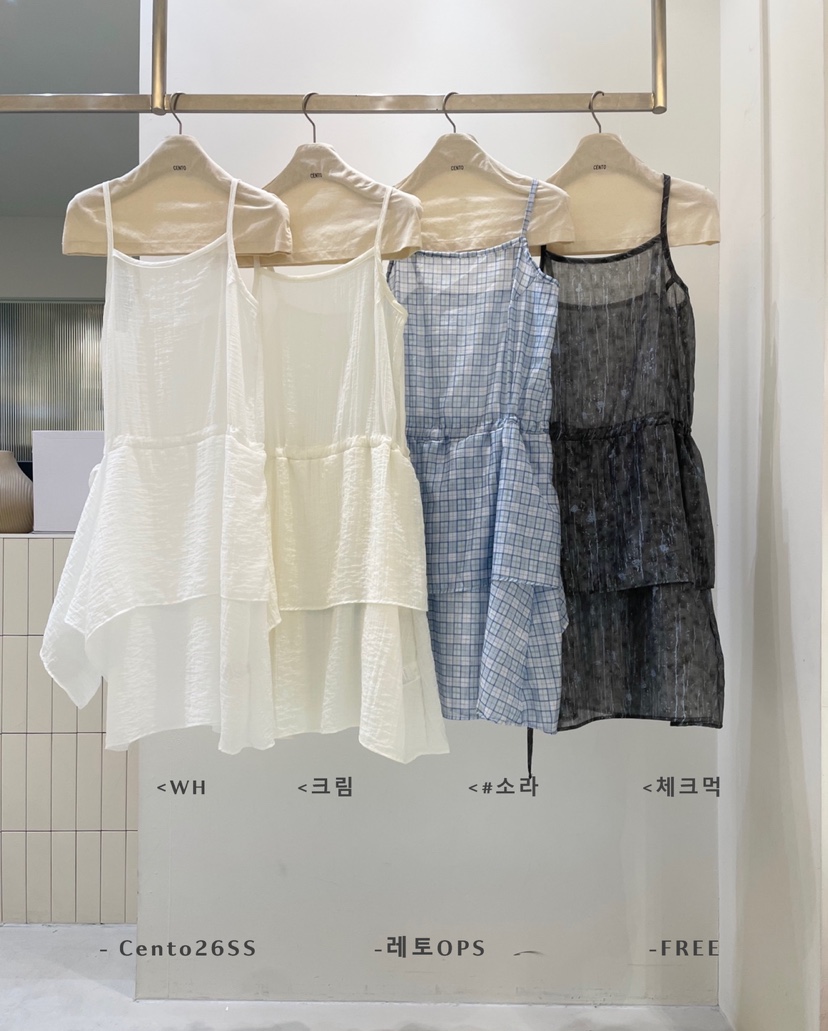 CENTO韓國直郵女士新品推薦熱賣休閑時尚26夏季連衣裙OPSCENTO連衣裙