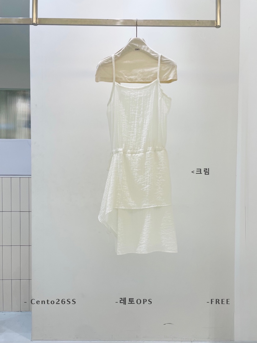 CENTO韓國直郵女士新品推薦熱賣休閑時尚26夏季連衣裙OPSCENTO連衣裙圖色2