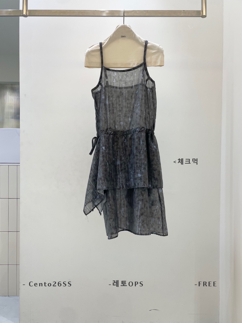 CENTO韓國直郵女士新品推薦熱賣休閑時尚26夏季連衣裙OPSCENTO連衣裙圖色4