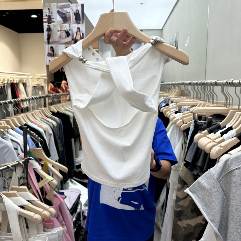STICK WITH韓國東大門直郵女士新品人氣休閑熱賣吊帶背心STICK WITH吊帶/背心