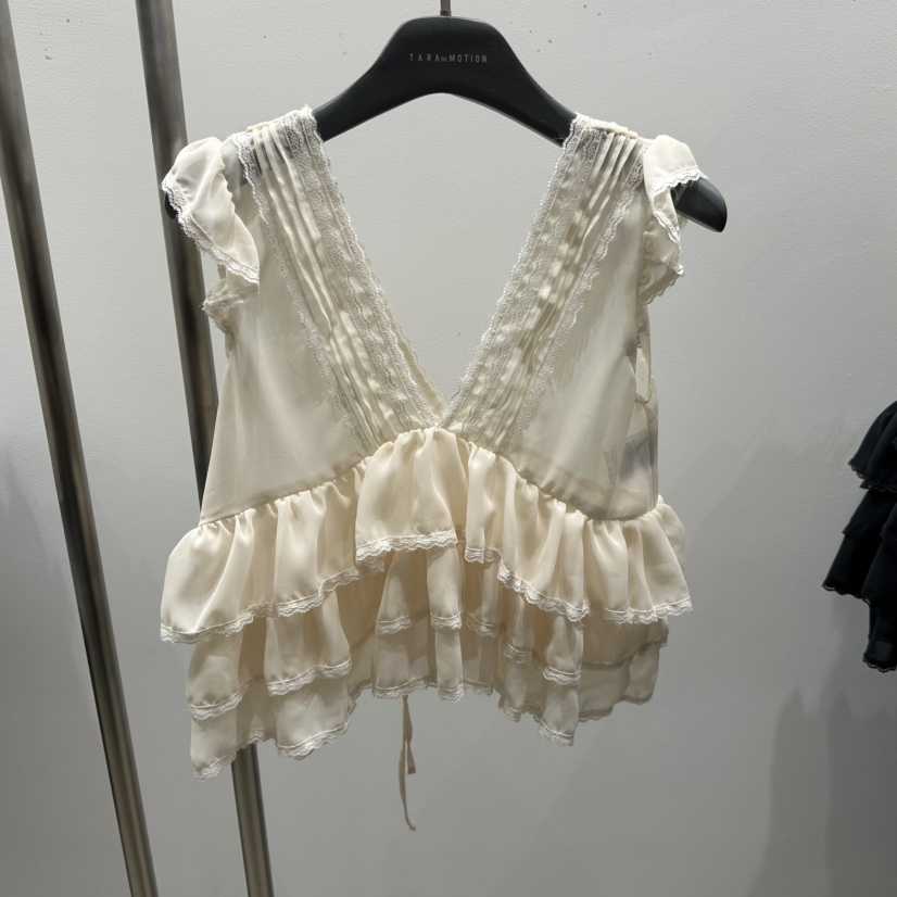 TARABY MOTION韓國直郵女士新款26夏季熱賣吊帶背心荷葉邊TARABY MOTION吊帶/背心圖色3
