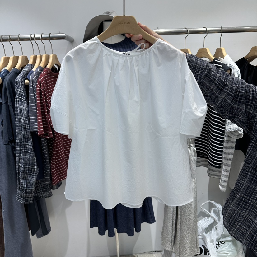 MAJDAN韓國東大門代購女裝新品推薦人氣26夏季襯衫蕾絲衫MAJDAN襯衫/蕾絲衫圖色1