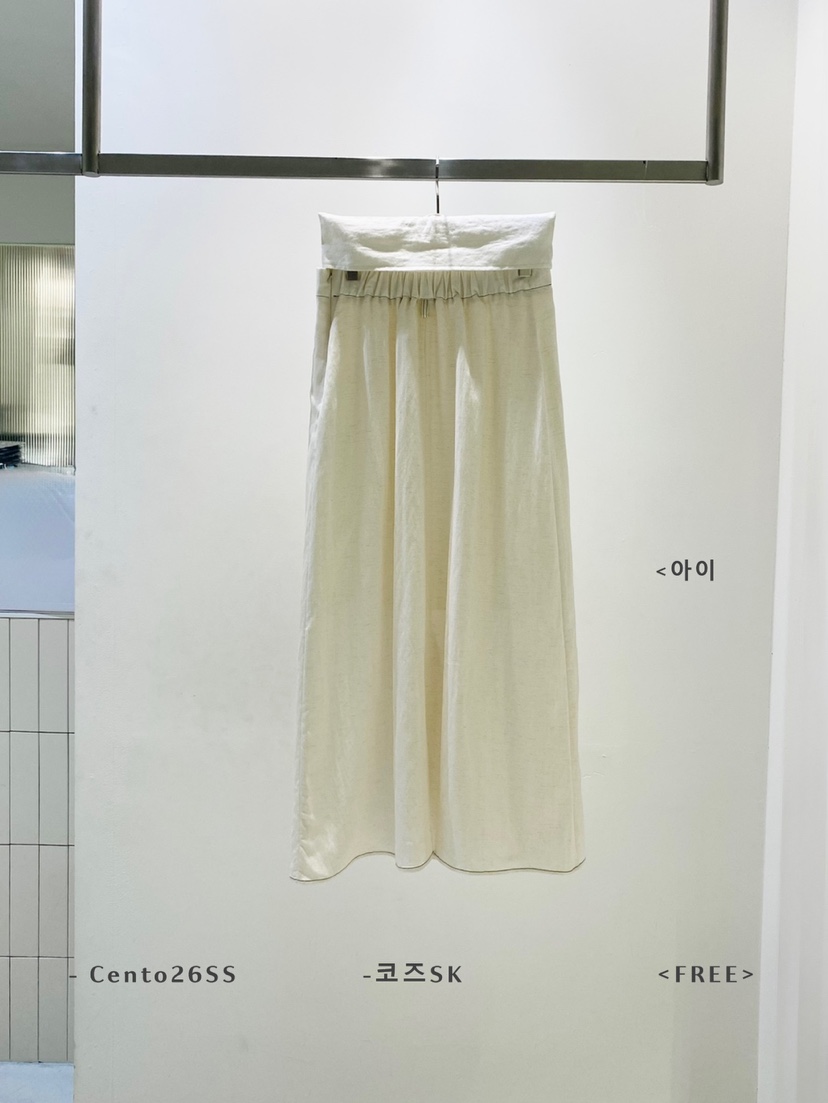 CENTO韓國直郵實拍女士新品休閑時尚推薦熱賣26夏季人氣長裙CENTO長裙