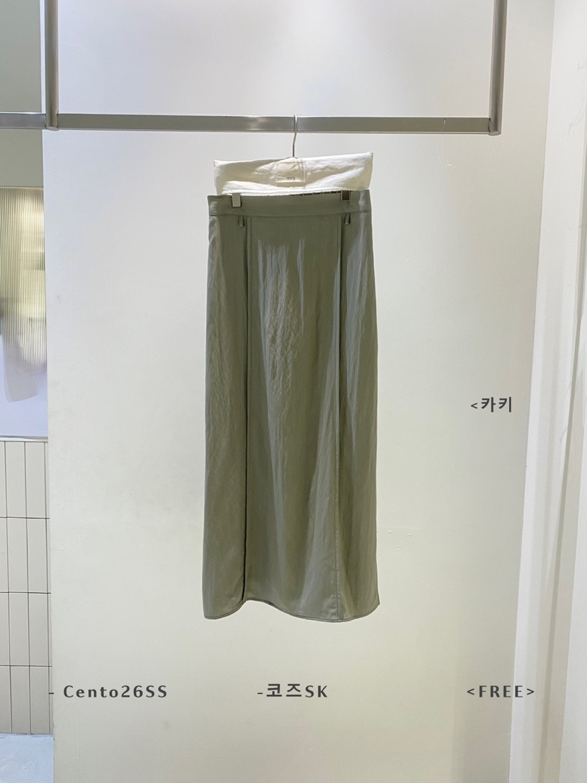 CENTO韓國直郵實拍女士新品休閑時尚推薦熱賣26夏季人氣長裙CENTO長裙圖色2