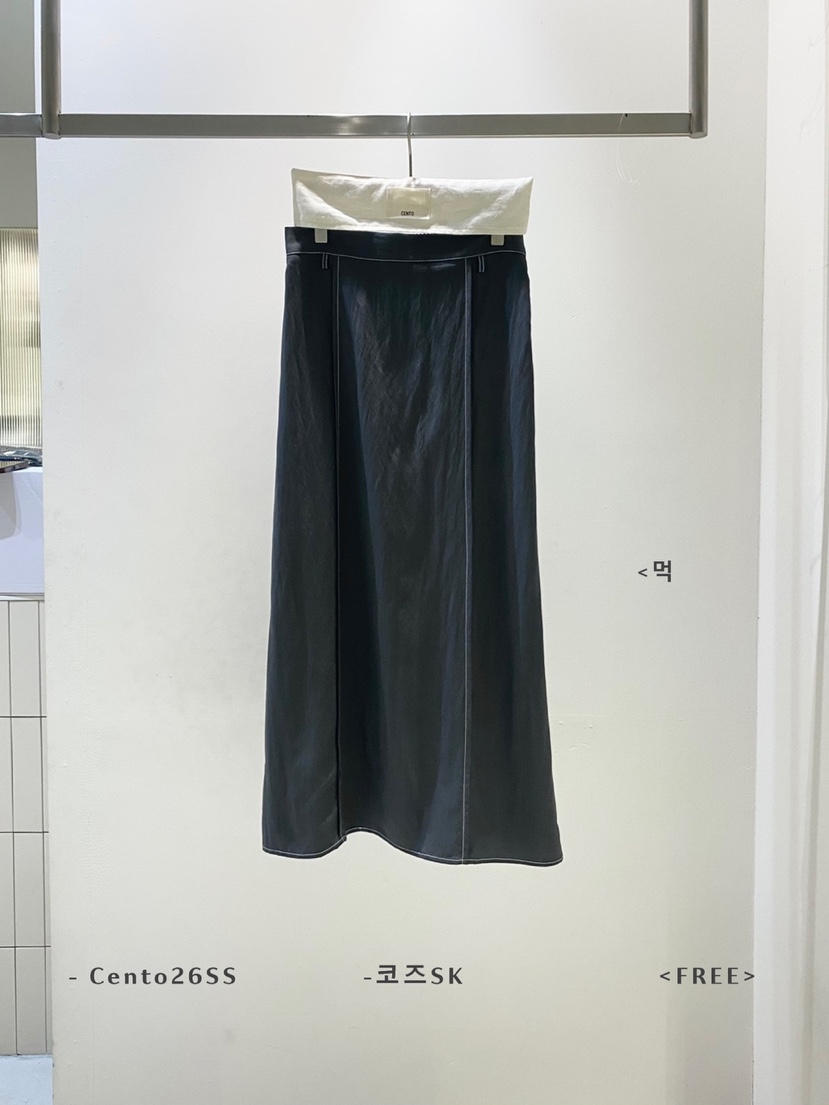 CENTO韓國直郵實拍女士新品休閑時尚推薦熱賣26夏季人氣長裙CENTO長裙圖色3