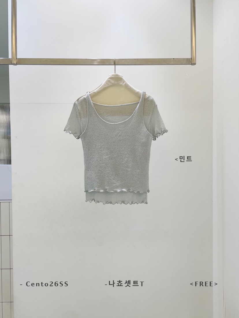 CENTO韓國直郵女裝新款人氣時尚推薦熱賣26夏季休閑T恤CENTOT恤