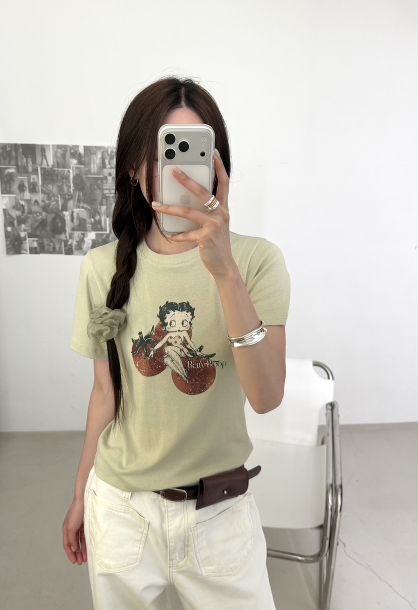 VISUAL SPACE/PAGE92/FLEISCHER韓國直郵女士新款休閑T恤VISUAL SPACE/PAGE92/FLEISCHERT恤