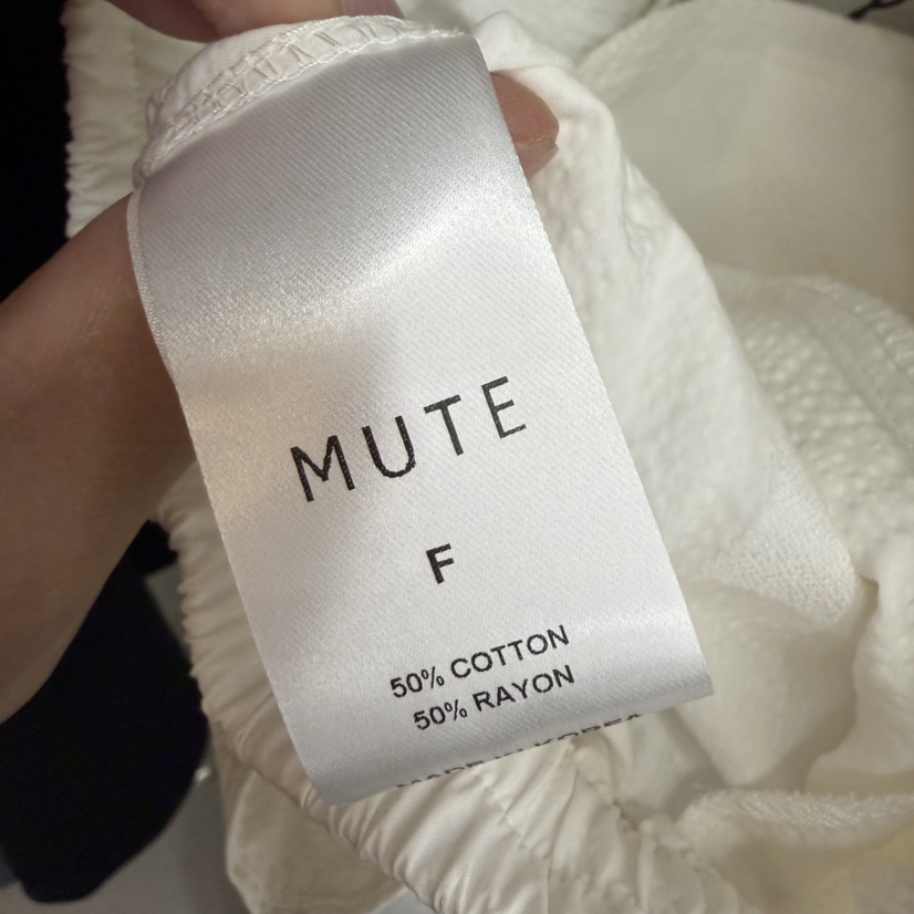 MUTE-P韓國代購女士新款熱賣推薦26夏季休閑時尚人氣短褲MUTE短褲