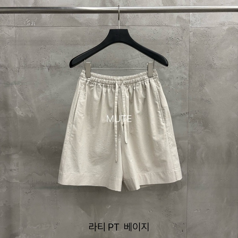 MUTE-P韓國代購女士新款熱賣推薦26夏季休閑時尚人氣短褲MUTE短褲圖色2