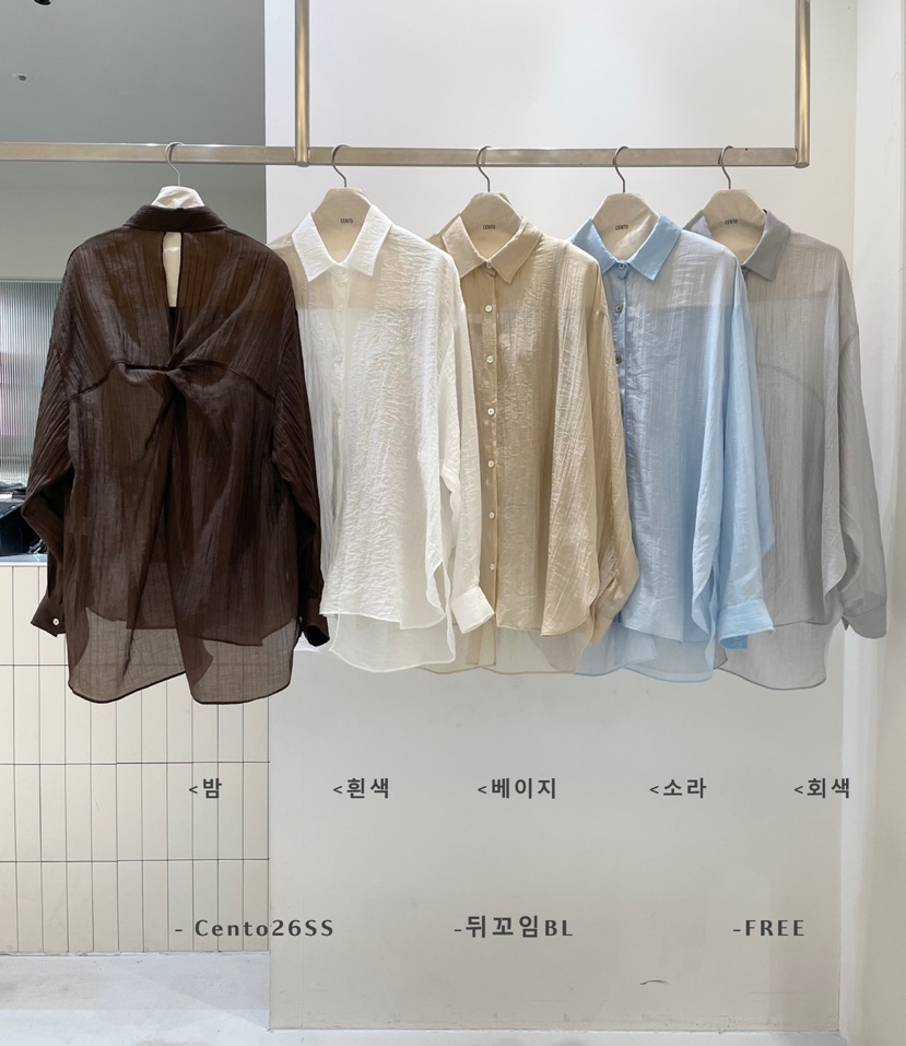 CENTO韓國東大門代購女裝新品熱賣人氣時尚推薦襯衫蕾絲衫CENTO襯衫/蕾絲衫
