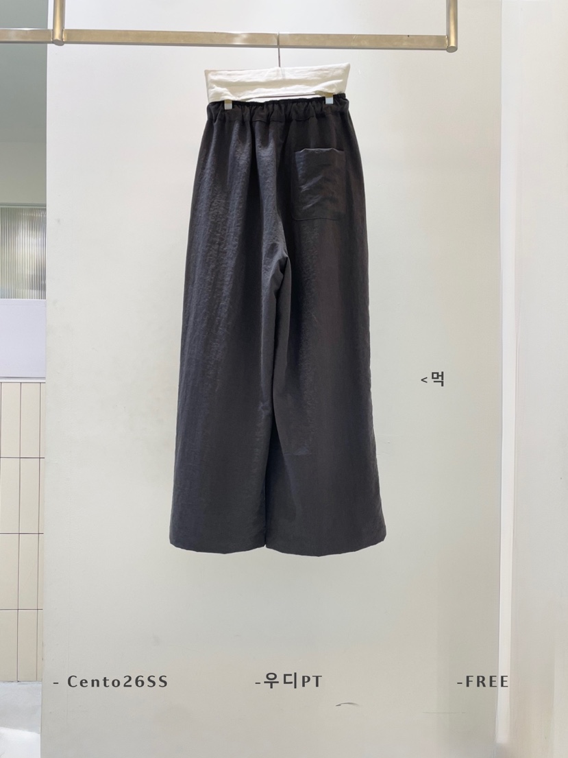 CENTO東大門實拍韓國女裝新款熱賣26夏季人氣休閑推薦休閑褲CENTO休閑褲